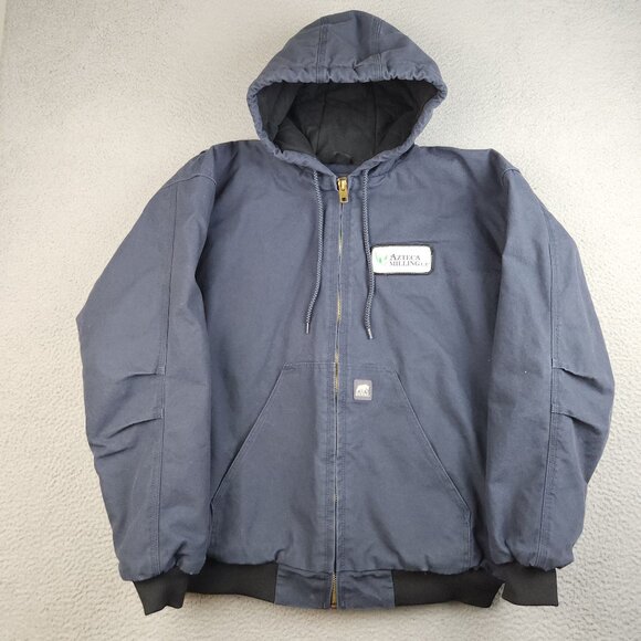 Berne Other - BERNE Canvas Jacket Men's 2XL Regular Quilt Lined Workwear Barn Hooded Azteca